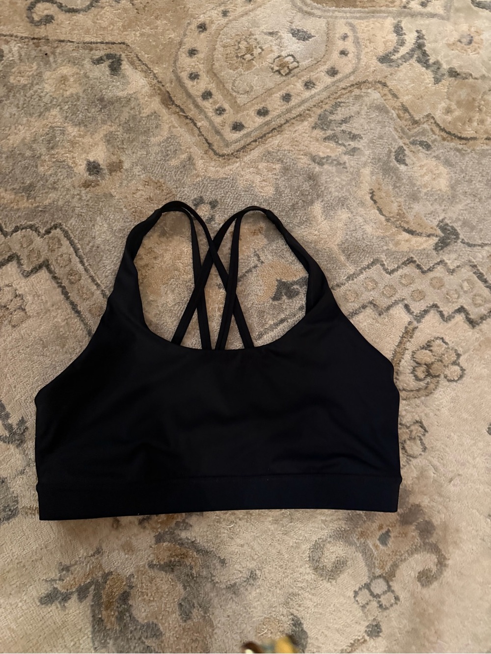 Black Strappy Sports Bra - Women Intimates & Sleepwear